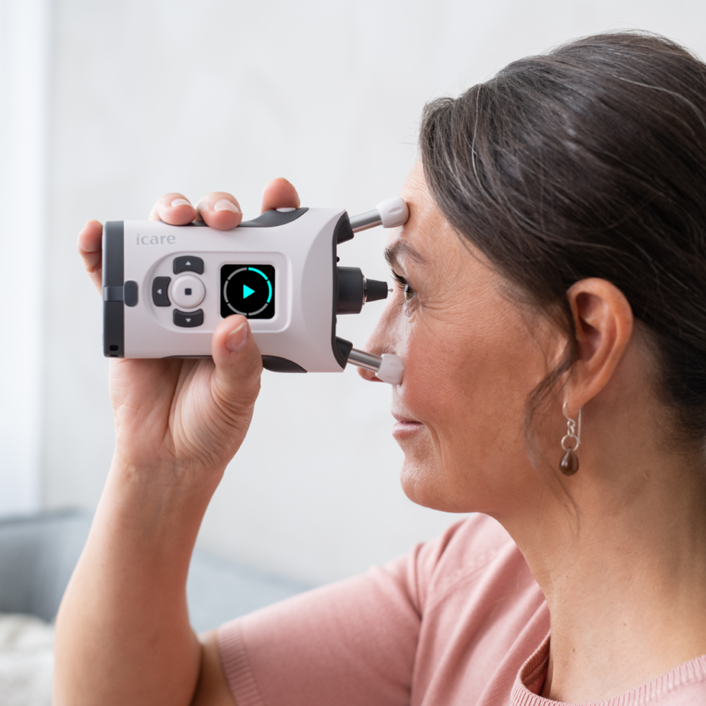 The new iCare HOME2 selftonometer enables easy and accurate eye