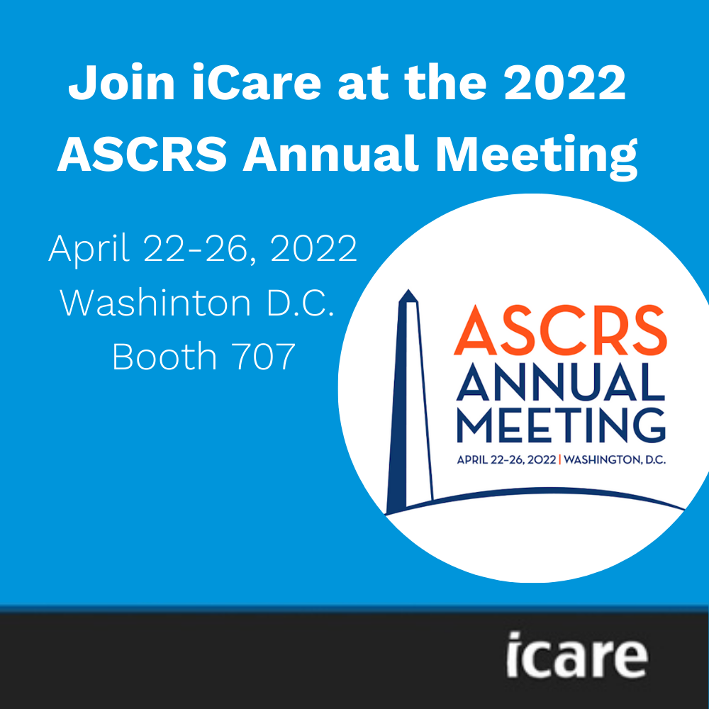 2022 ASCRS Annual Meeting - iCare Booth 707